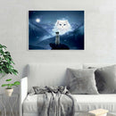 5D DIY Full Round Drill Diamond Painting Stare Dog Cat Cross Stitch Mosaic A