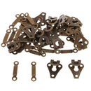 60 Sets Metal Hooks and Eyes for Pants Dresses Sweaters Clothing Accessories