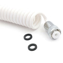 ABS Telephone Line Style Spring Flexible Shower Hose Water Plumbing Pipe   HgTE