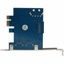 2-Port USB 3.0 PCI-E Express Card HUB Adapter Card Internal 20Pin 4Pin
