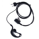 5X(2 Pin PTT Ear Hook Earpiece Earphone MIC For MIDLAND Walkie Talkie G6/G Q9Z5)