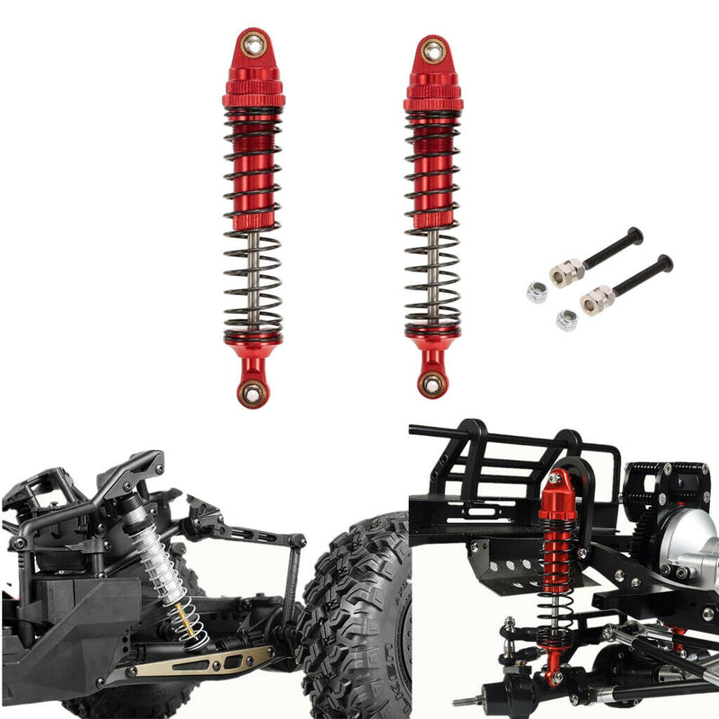 4pcs/Set 110mm Metal RC Car Front and Rear Shock Absorber for 1:10 Truck Car