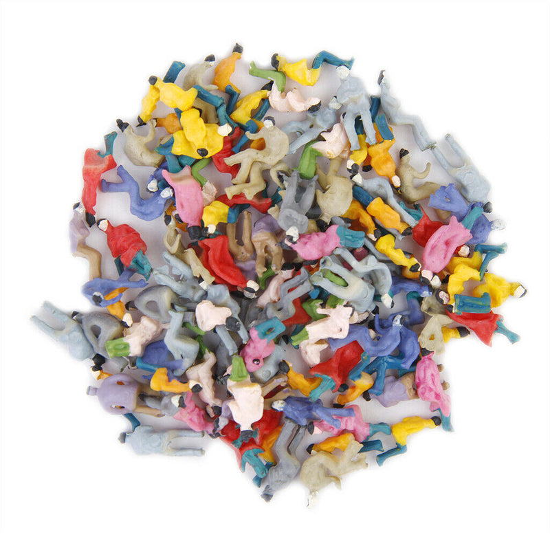 Lots 100 1:100 HO Train Railway Railroad Painted People Figures Accessories