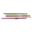 14pcs Aluminum Crochet Hooks Sewing Needles Sweater Weaving Tools Kit Set