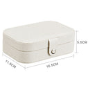 Korean Style Fresh And Simple Girl Earrings Plate Jewelry Box Protable Leat