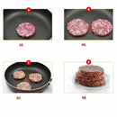 Stainless Steel Hamburger Patties Mold Maker Hand Operated Burger Press Kit