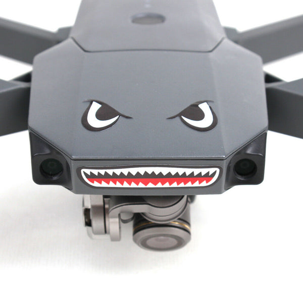 Stickers Shark Face Decals Skin DIY Accessory for DJI Mavic Pro OH