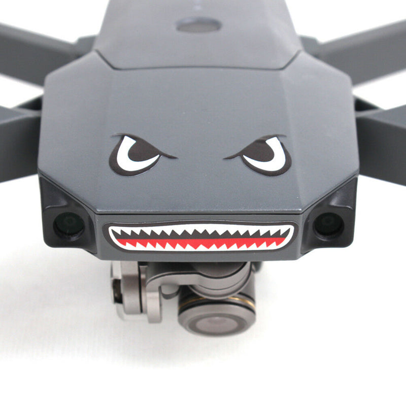 Stickers Shark Face Decals Skin DIY Accessory for DJI Mavic Pro OH