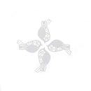 50pcs White Bird Wine Glass Name Place Cards Wedding Party Decoration LJ
