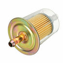 Universal Petrol Inline Fuel Filter Large Car Auto Part Fit Pipes Gasoline CCT
