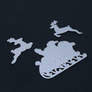 3pcs Old Man Deer Cutting Dies for DIY Scrapbook Emboss Metal Craft Stencil