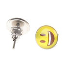 36Pairs Cute Yellow Face Earrings Set Round Emoticons Ear Studs BX