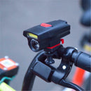 Bicycle Front Light COB LED Working Flashlight Bike Headlight Waterproof SIA