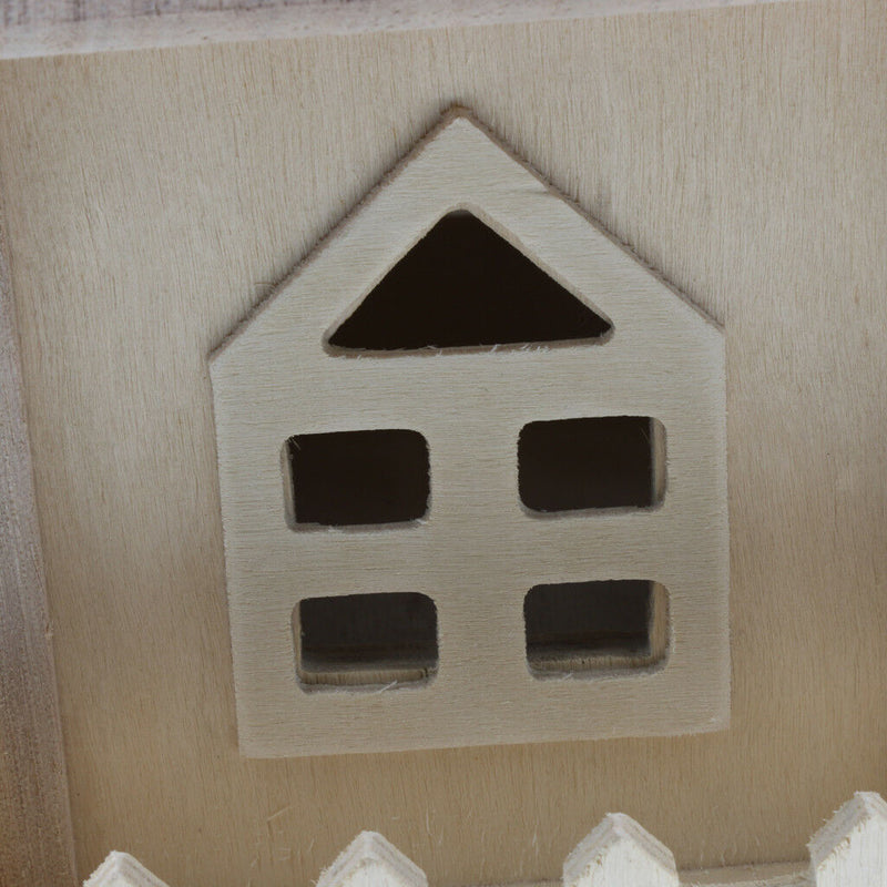 Wooden Bird House Perches Log Cabin for Outdoor / Indoor Hanging Decoration