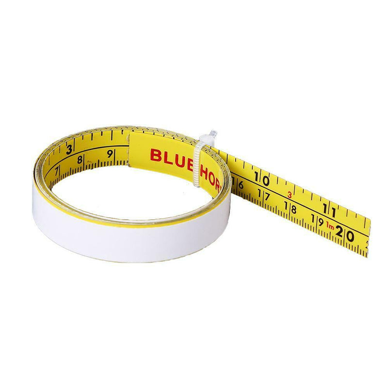 Stainless Steel Miter Track Tape Self Adhesive Metric Scale Ruler (Yellow) A