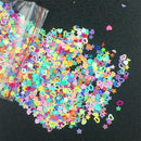 5000pcs Nail Art Glitter Heart Flower Star Sequins Decals Decor; Stickers V0X1