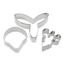 3pcs/set Butterfly Orchid Flower Sugar Cake Mold Fondant Cookie Cutter