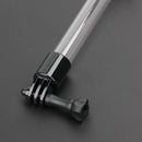 Transparent Retractable Floaty Pole Selfie Stick Monopod for GoPro Camera