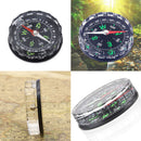 Mini Pop Pocket Survival Liquid Filled Button Compass for Hiking Camping Outdoor