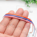 25 NEW Cotton Pendant Necklace Lobster Clasp Cord 2mm plus Extension Chain XVY