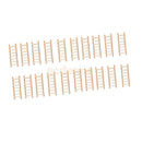 20 Pieces Micro Landscape Decor Wooden Ladder Ornament Garden DIY Crafts