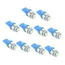 10 Pieces T10-5050-5SMD Ice Blue Festoon Dome Interior Working Reading Light