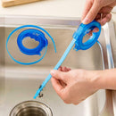Drains Dredge Pipes Sewer Sink Cleaning Clogs Cleaner Hook Fur Hair Removal