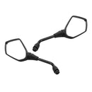 2pcs Universial 10mm Motorcycle Back View Mirror Scooter E-Bike Rearview Mirrors