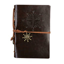 Stationery Retro Pirate Ship Notebook Travel Diary Loose-leaf Notepad PU Leather
