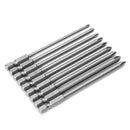 2X(9 Pcs 1/4Inch 100Mm S2 Magnetic Hex Cross Head Ph1 Ph2 Electric Screwdri
