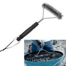 Stainless Steel 3 Sided Barbecue BBQ Grill Grate Grime Grease Cleaning GDZ