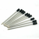 10pcs/set 70mm Black Metal Element Crystal Ink Ballpoint Pen Replace Refill Pens