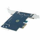 PCI Express PCI-E Card 2 Port Hub Adapter + USB 3.0 Front Panel 5Gbps Hi-Sp
