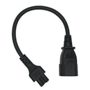 New C14 Male To C5 Female C14-C5-Cable 60cm 3 Prong 0.75 Square Replacement