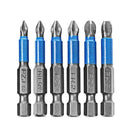 6x Magnetic Nonslip Screwdriver Bit Set PH1 PH2 PH3 Drill PZ2 PZ3 Impact