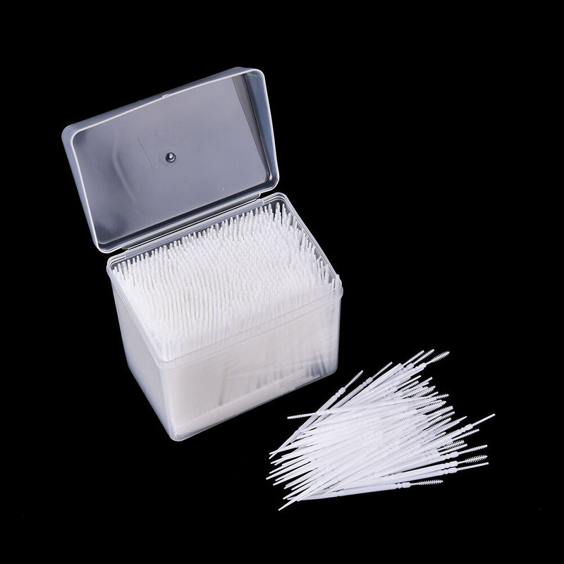 1100Pcs Plastic Dental Picks Oral Hygiene 2 Way Interdental Brush Tooth Pic`US