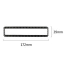 Carbon Fiber Driver Multifunction Button Frame Cover Trim for Camry 18 19