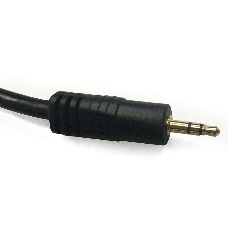 3.5mm Male to 1/4inch 6.35mm Stereo Male Plug Adapter Cable Mic Aux Cable-2 N2Y9
