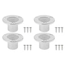 4pcs Floor Drain Marine Grade 316 Stainless Steel Boat Ship Yacht 7/8inches