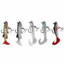 5 pcs LUSHAZER soft bait 9.3g 14g fishing lures artificial fishing baits fi