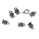 100 pieces Alloy Beads Bails Connector Hanger Beads for DIY Necklace Bracelet