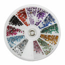 3 in 1:2400 Piece Rhinestones ,Nail Art Tweezer for Rhinestones,and 5X2 Way