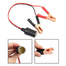 12V 24V Car Battery Terminal Clip-on Cigarette Lighter Power Socket Adapter 10A
