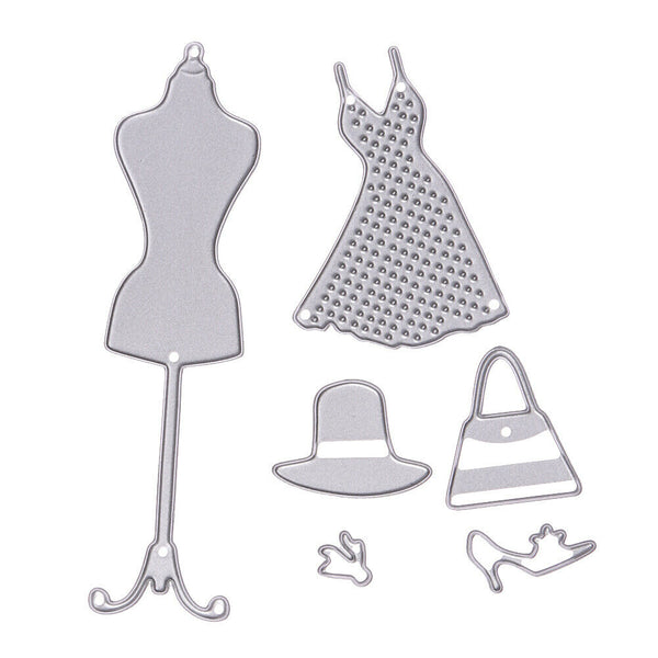 1 Set Metal Cutting Dies Steel Checkroom Template Embossing Folder Stencil #gib