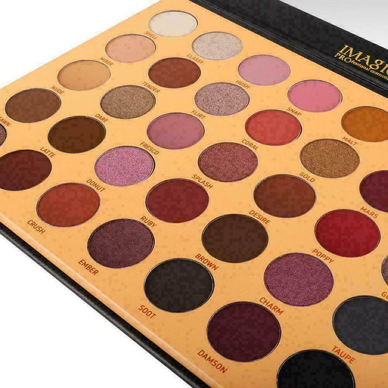 35 Color Waterproof Eye Shadow Plate Powder Matt Eyeshadow-Cosmetic Makeup R2E5