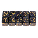 1.6cm 6-side Fractional Dice Educational Learning Teaching Aid Tool 20pcs
