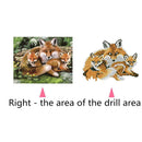 5D DIY Diamond Painting Wolf Mother Love Family Cross Stitch Embroidery Kit