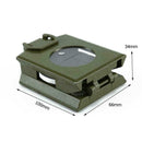 Professional Military Army Metal Sighting Clinometer Camping Compass Hiking C5V7