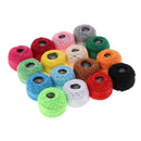 16Spools/Set Premium Quality Sewing Thread All Purpose CottonThread Reel