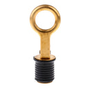 Brass Handle Snap Lock Livewell Drain Plug Boat/Marine/Yacht Hardware